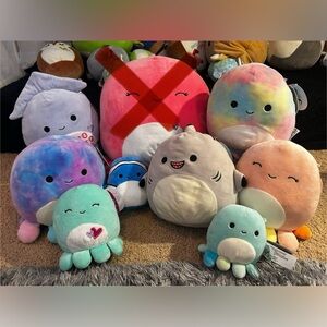 Underwater creature squishmallows family!!!